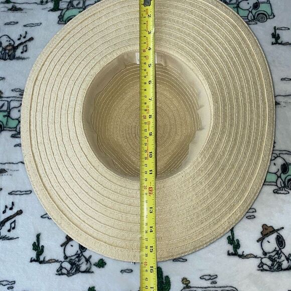 Universal thread women’s tan straw hat beach pool hat size small/medium NWT - Picture 9 of 9